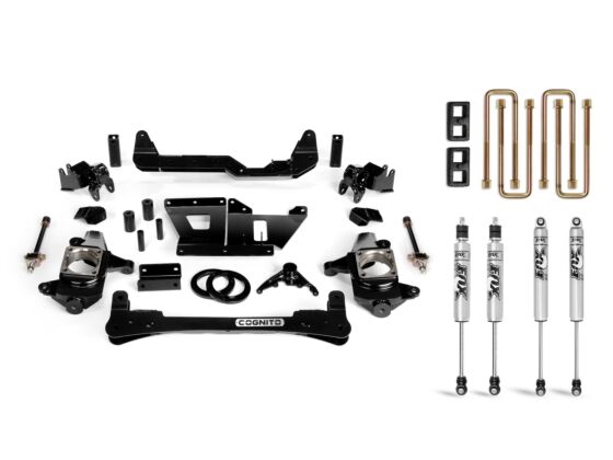 Cognito 4-Inch Standard Lift Kit with Fox PS 2.0 IFP Shocks For 01-10 Silverado/ Sierra 2500/3500 2WD/4WD Trucks
