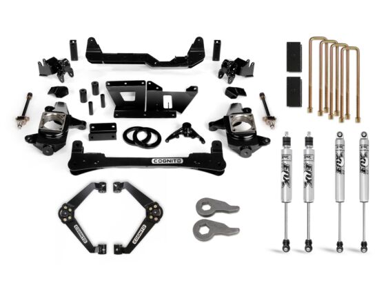 Cognito 6-Inch Standard Lift Kit with Fox PS 2.0 IFP Shocks for 01-10 Silverado/Sierra 2500/3500 2WD/4WD