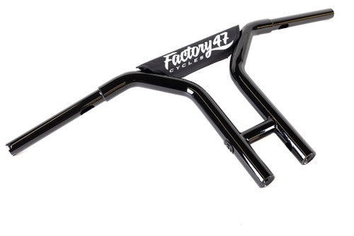 Factory 47 MX47 Straight T-Bar 12" Black with Pad