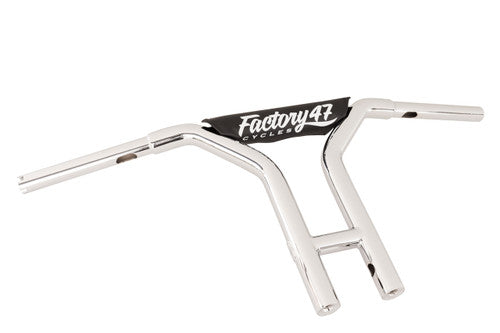 Factory 47 MX47 Straight T-Bar 12" Chrome with Pad