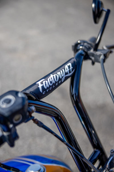 Factory 47 MX47 Straight T-Bar 14" Black with Pad