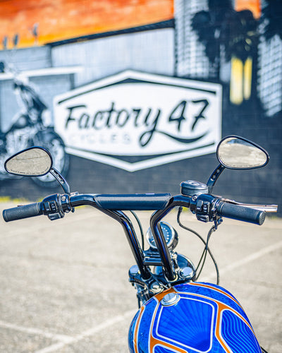 Factory 47 MX47 Straight T-Bar 14" Black with Pad