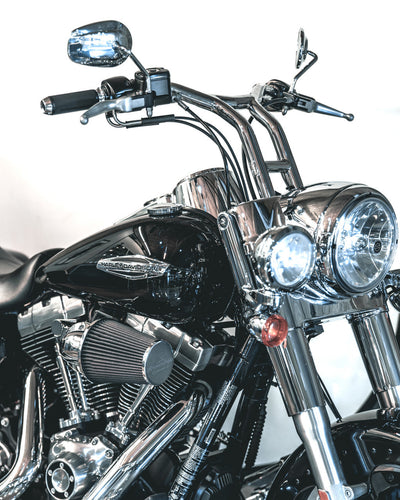 Factory 47 Cali Bar Pullback 12" Chrome