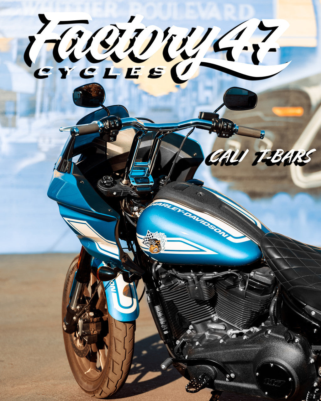 Factory 47 Cali Bar Pullback 14" Chrome