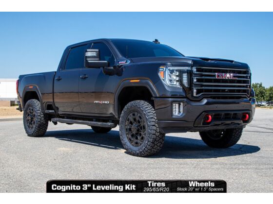 Cognito 3-Inch Elite Leveling Kit with Fox 2.5 Elite Performance Series Shocks for 20-25 Silverado/Sierra 2500/3500 2WD/4WD