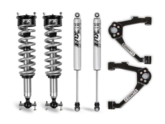 Cognito 3-Inch Performance Leveling Kit With Fox 2.0 IFP Shocks for 07-18 Silverado/Sierra 1500 2WD/4WD With OEM Cast Steel Control Arms