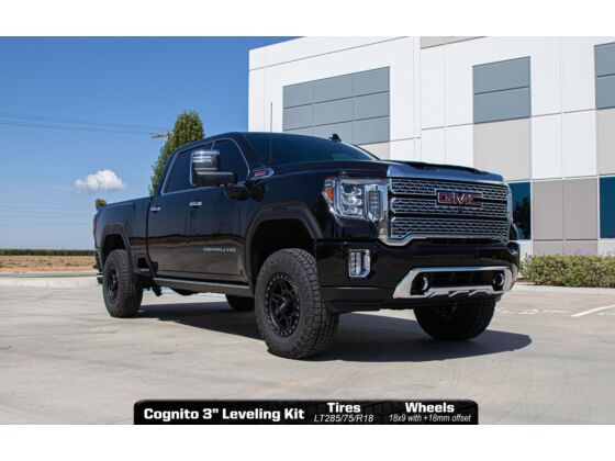 Cognito 3-Inch Elite Leveling Kit with Fox 2.5 Elite Performance Series Shocks for 20-25 Silverado/Sierra 2500/3500 2WD/4WD