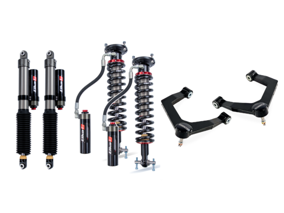 Cognito 1-Inch Elite Leveling Kit With Elka 2.5 Shocks for 19-25 Silverado Trail Boss & ZR2/Sierra AT4 & AT4X 1500 4WD