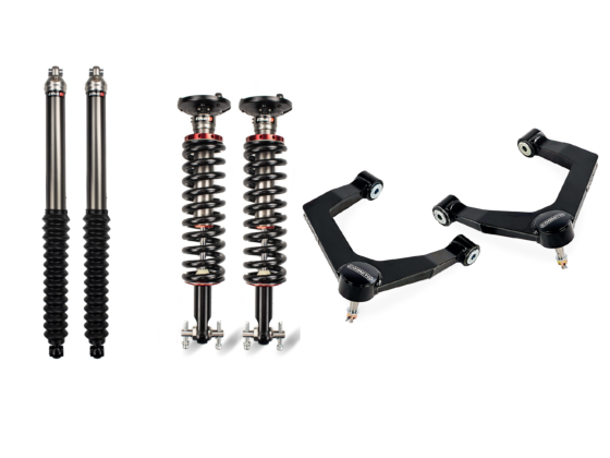 Cognito 1-Inch Performance Leveling Kit With Elka 2.0 IFP Shocks for 19-25 Silverado Trail Boss & ZR2/Sierra AT4 & AT4X 1500 4WD