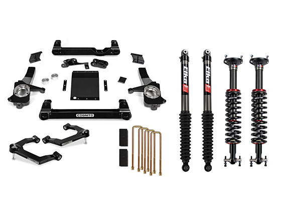 Cognito 6-Inch Performance Lift Kit with Elka 2.0 IFP Shocks For 19-25 Silverado/Sierra 1500 2WD/4WD Including AT4 and Trail Boss