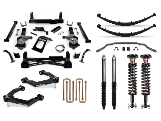 Cognito 8-Inch Performance Lift Kit with Elka 2.0 IFP Shocks for 19-25 Silverado/Sierra 1500 2WD/ 4WD, Including AT4, AT4X, Trail Boss, & ZR2