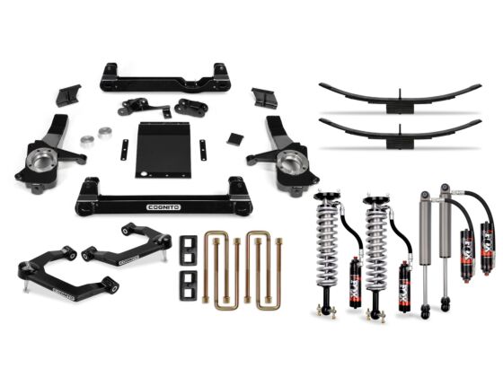 Cognito 6-Inch Elite Lift Kit with Fox 2.5 Elite Performance Series Shocks For 19-25 Silverado/Sierra 1500 2WD/4WD Including AT4 and Trail Boss