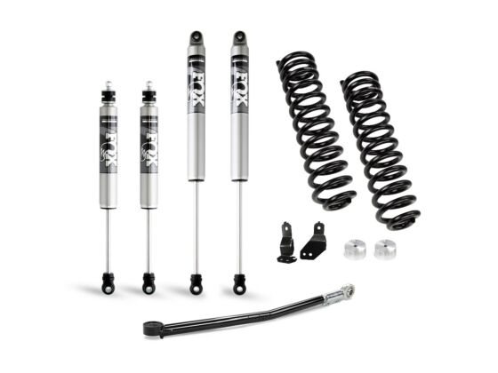 Cognito 2-inch Performance Leveling Kit with Fox PS 2.0 IFP Shocks for 17-24 Ford Super Duty F-450 Trucks