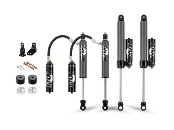 Cognito 2-Inch Premier Leveling Kit with Fox 2.5 Reservoir Shocks for 17-24 Ford F250/350 4WD & 20-24 Tremor F-250/350 4WD