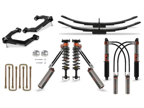 Cognito Ultimate Leveling Kit With Fox FRS 3.0 IBP Shocks 3-Inch 19-25 Silverado/Sierra 1500 & 1-Inch Including AT4, AT4X, Trail Boss, & ZR2 2WD/4WD