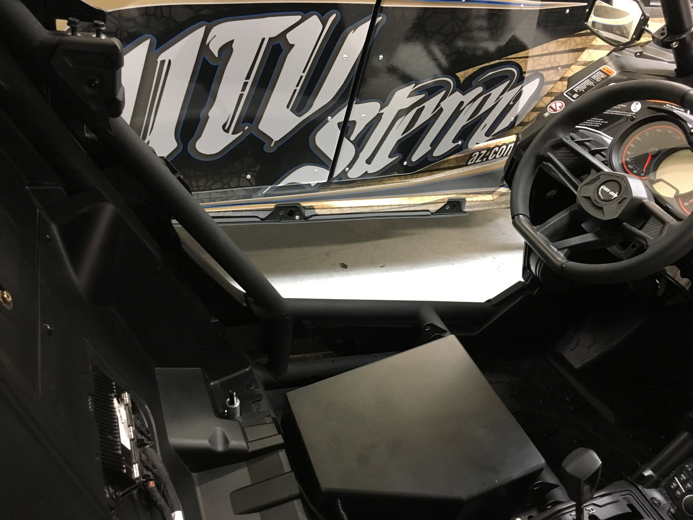 Can-Am® X3 Down-Fire Front Driver Side 10” Sub Box Enclosure – Unloaded