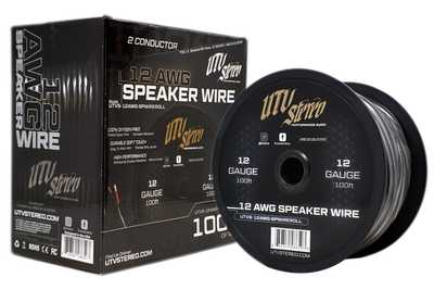 12 AWG Speaker Wire Roll - 100ft | UTVS-12AWG-SPWIRE-ROLL