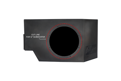 Can-Am® Defender 1000W Single Driver Side 10" Subwoofer Kit | UTVS-DEF-SUB-1000-DRIVER