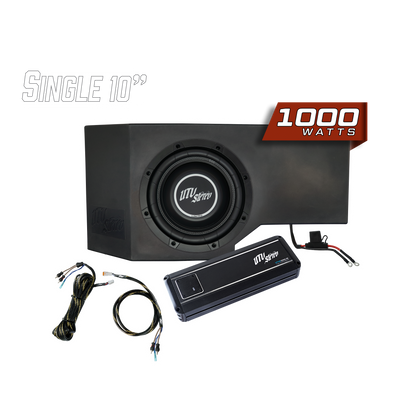 Can-Am® Defender 1000W Single Passenger Side 10" Subwoofer Kit | UTVS-DEF-SUB-1000-PASS