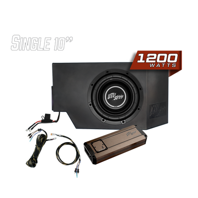 Can-Am® Defender 1200W Single Driver Side 10" Subwoofer Kit | UTVS-DEF-SUB-1200-DRIVER