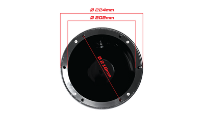 8" Cage Mount Pods - Unloaded (Pair) | UTVS-ECP8