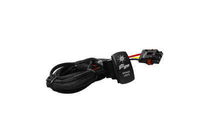 RZR® Pro Series Low Current Harness + Rocker Switch & Pulse Bar Plug | UTVS-PRO-HRN-LC-RKR