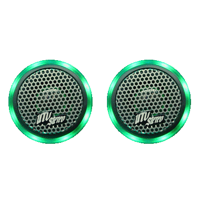 Pro Series 1" Tweeter w/ Built In RGB LED (Pair) | UTVS-PTW