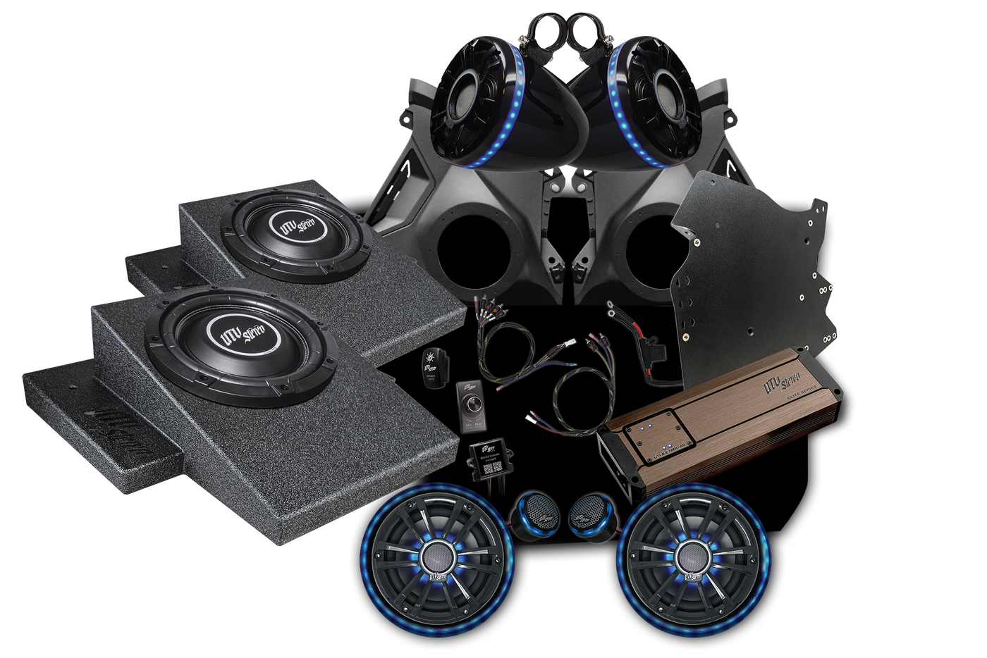 Can-Am® Maverick R Elite Series Stage 6 Stereo Kit | UTVS-R-S6-E
