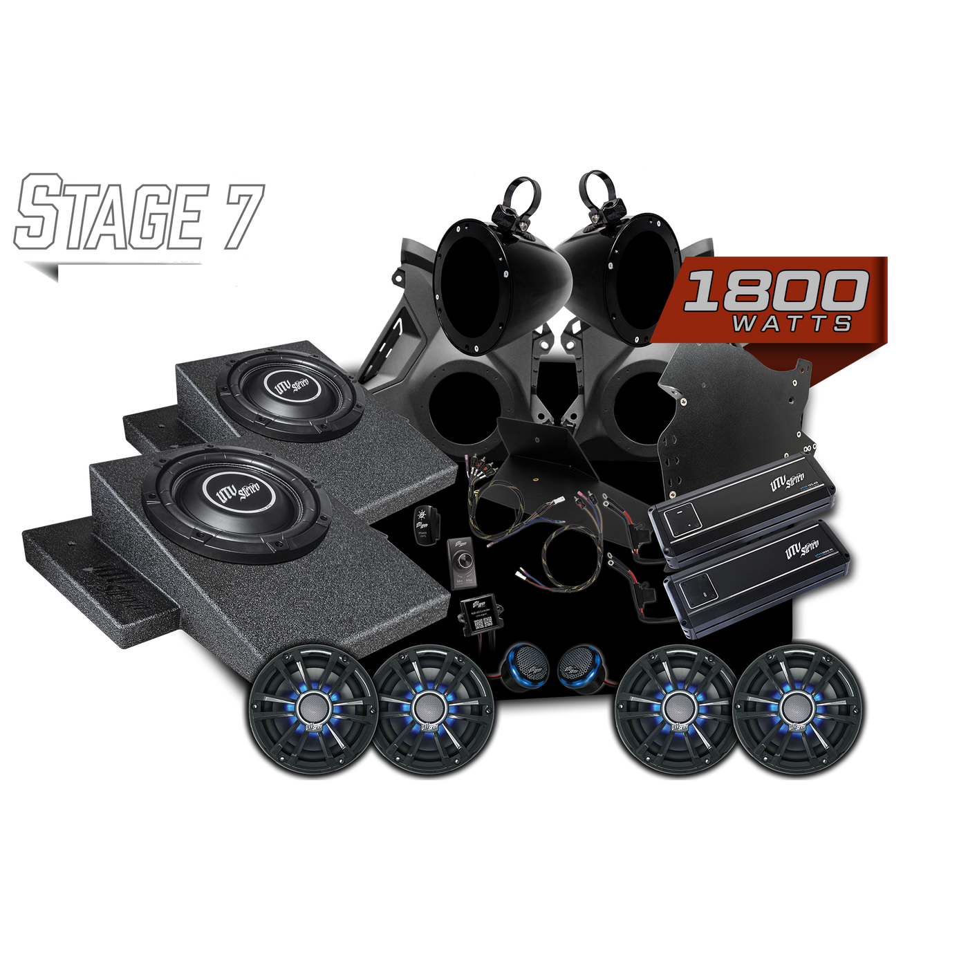 Can-Am® Maverick R Signature Series Stage 7 Stereo Kit | UTVS-R-S7-S