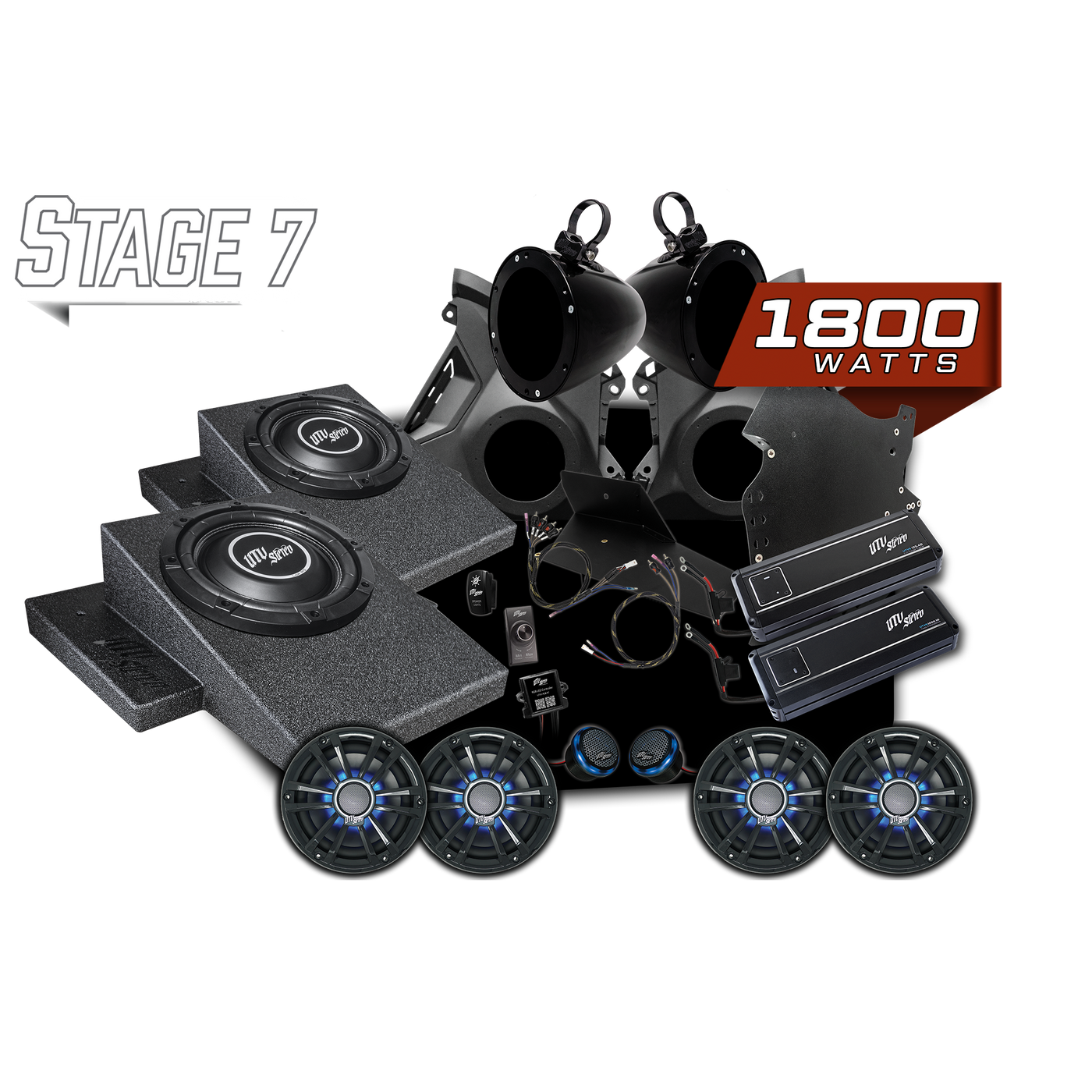 Can-Am® Maverick R Signature Series Stage 7 Stereo Kit | UTVS-R-S7-S