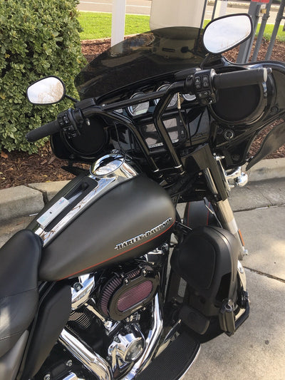 Factory 47 MX47 Straight T-Bar 14" Black with Pad