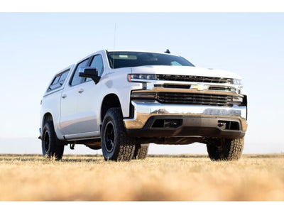 Cognito 3-Inch Performance Ball Joint Leveling Kit With Fox PS Coilover 2.0 IFP Shocks for 19-25 Silverado/Sierra 1500 2WD/4WD